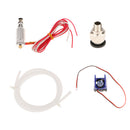 3mm 0.5mm 3D printer V6 remote print head extruder with cable tube and cooling fan Bracket , J-HEAD with bowden and cooling fan