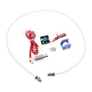 3mm 0.5mm 3D printer V6 remote print head extruder with cable tube and cooling fan Bracket , J-HEAD with bowden and cooling fan
