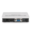 HD 1080P VGA to HDMI Audio Video Converter Adapter for HDTV Monitor Desktop EU Plug