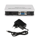 HD 1080P VGA to HDMI Audio Video Converter Adapter for HDTV Monitor Desktop EU Plug
