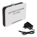 HD 1080P VGA to HDMI Audio Video Converter Adapter for HDTV Monitor Desktop EU Plug