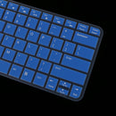 Anti Dust Washable Silicone Skin Keypad Protector Decal for Dell V5460 14inch Laptop Transparent blue