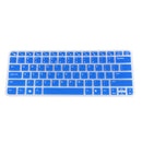 Anti Dust Washable Silicone Skin Keypad Protector Decal for Dell V5460 14inch Laptop Transparent blue