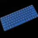 Anti Dust Washable Silicone Skin Keypad Protector Decal for Dell V5460 14inch Laptop Transparent blue