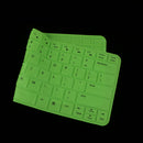 Ultra Thin Durable Keyboard Cover Silicone Skin for Dell V5460 Computer Green