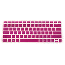 Anti Dust Washable Silicone Skin Keypad Protector Decal for Dell V5460 14inch Laptop Transparent purple