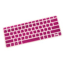 Anti Dust Washable Silicone Skin Keypad Protector Decal for Dell V5460 14inch Laptop Transparent purple