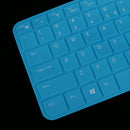 Anti Dust Washable Silicone Skin Keypad Protector Decal for Dell V5460 14inch Laptop Blue