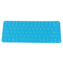 Anti Dust Washable Silicone Skin Keypad Protector Decal for Dell V5460 14inch Laptop Blue