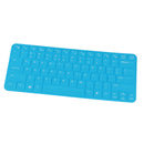 Anti Dust Washable Silicone Skin Keypad Protector Decal for Dell V5460 14inch Laptop Blue