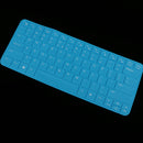 Anti Dust Washable Silicone Skin Keypad Protector Decal for Dell V5460 14inch Laptop Blue