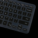 Keyboard Cover Gel Sillicone Skin Protector for Dell 14CR 14'' Laptop Desktop Black