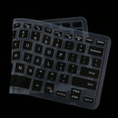 Keyboard Cover Gel Sillicone Skin Protector for Dell 14CR 14'' Laptop Desktop Black