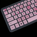 Dustproof Gel Keyboard SKin Cover Guard Protective for Dell 14CR 14'' PC Computer Laptop Rose Pink