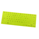 Silicone Keyboard SKin Cover Guard Film Protector for Dell 14CR 14 inch Yellow