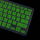Keyboard Cover Gel Sillicone Skin Protector for Dell 14CR 14'' Laptop Desktop Green