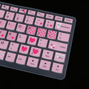 Waterproof Silicone Keyboard Protector SKin Cover Film for Lenovo 310S 14 inch Pink