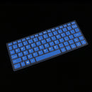 Slim Washable Dustproof Keyboard Silicone Cover For lenovo's new air 12 blue