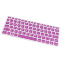 Arabic/ English Silicone Keyboard Skin Cover Guard For lenovo's new air 12 purple