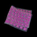 Arabic/ English Silicone Keyboard Skin Cover Guard For lenovo's new air 12 purple