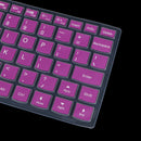 Arabic/ English Silicone Keyboard Skin Cover Guard For lenovo's new air 12 purple
