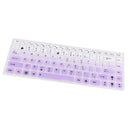 Waterproof Silicone Keyboard Protector SKin Cover for ASUS K40 P80 P81 Purple