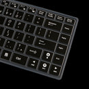 Waterproof Silicone Keyboard Protector SKin Cover for ASUS K40 P80 P81 Black