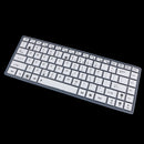 Waterproof Silicone Keyboard Protector SKin Cover for ASUS K40 P80 P81 White
