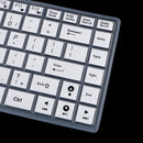 Waterproof Silicone Keyboard Protector SKin Cover for ASUS K40 P80 P81 White