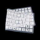 Waterproof Silicone Keyboard Protector SKin Cover for ASUS K40 P80 P81 White