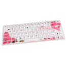Washable Dustproof Keyboard Silicone Cover SKin Film for ASUS K40 P80 P81 Pink