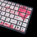 Washable Dustproof Keyboard Silicone Cover SKin Film for ASUS K40 P80 P81 Pink