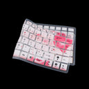 Washable Dustproof Keyboard Silicone Cover SKin Film for ASUS K40 P80 P81 Pink