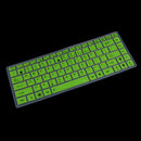 Waterproof Silicone Keyboard Protector SKin Cover for ASUS K40 P80 P81 Green