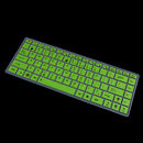 Waterproof Silicone Keyboard Protector SKin Cover for ASUS K40 P80 P81 Green