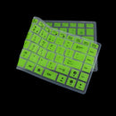 Waterproof Silicone Keyboard Protector SKin Cover for ASUS K40 P80 P81 Green
