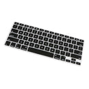 Ultra Thin Durable Keyboard Cover Silicone Skin for for Macbook Air Retina Black