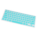 Dustproof Keyboard Gel Silicone Cover Skin for Macbook Pro 13'' - 17'' Desktop Blue