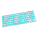 Dustproof Keyboard Gel Silicone Cover Skin for Macbook Pro 13'' - 17'' Desktop Blue