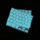 Dustproof Keyboard Gel Silicone Cover Skin for Macbook Pro 13'' - 17'' Desktop Blue