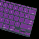 Waterproof Keyboard Cover Protector Skin Film for MACbook air 11.6'' Laptop purple