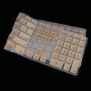 Washable Dustproof Keyboard Silicone Cover SKin for iMac G6 USB Keyboard Gold