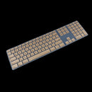 Washable Dustproof Keyboard Silicone Cover SKin for iMac G6 USB Keyboard Gold