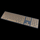 Washable Dustproof Keyboard Silicone Cover SKin for iMac G6 USB Keyboard Gold