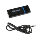Wireless Bluetooth 3.5mm Audio USB Receiver Adapter Music Dongle A2DP Car