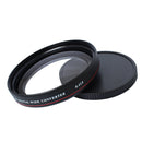 ZOMEI 72mm 0.45X Wide Angle Camera Len Slim Anti-reflecting Optical Glass