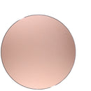 Round Gaming Mouse Pads/Extended Office Desk Mat for Trackbal Mouse Gold