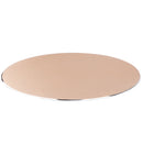 Round Gaming Mouse Pads/Extended Office Desk Mat for Trackbal Mouse Gold