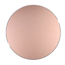 Round Gaming Mouse Pads/Extended Office Desk Mat for Trackbal Mouse Gold