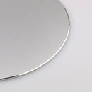 Round Gaming Mouse Pads/Extended Office Desk Mat for Trackbal Mouse Silver